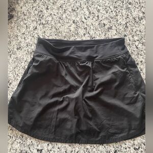 Old Navy StretchTech Running Athletic Skort Black w/Built In Short and Pockets